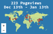 Locations of visitors to this page